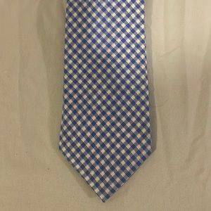 Men’s Michael Kors Tie - Blue and White Check Pattern